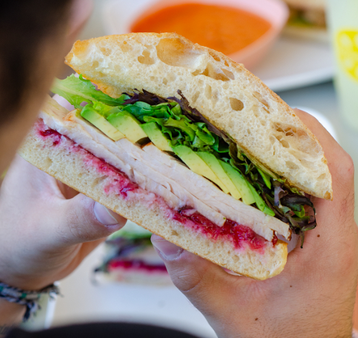 Turkey + Cranberry Sandwich