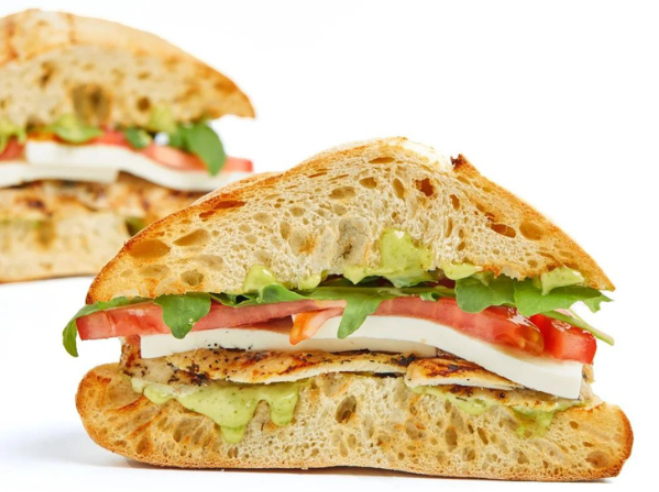 Chicken Pesto Mozzarella Sandwich