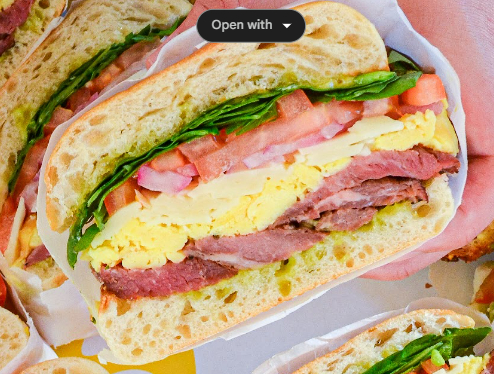 Steak and Egg Breakfast Sandwich Package